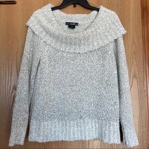Super Soft Off The Shoulder Gray Sweater